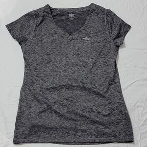 Umbro Short Sleeve Polyester Blend Black Crew Neck T-Shirt Women's Size Large